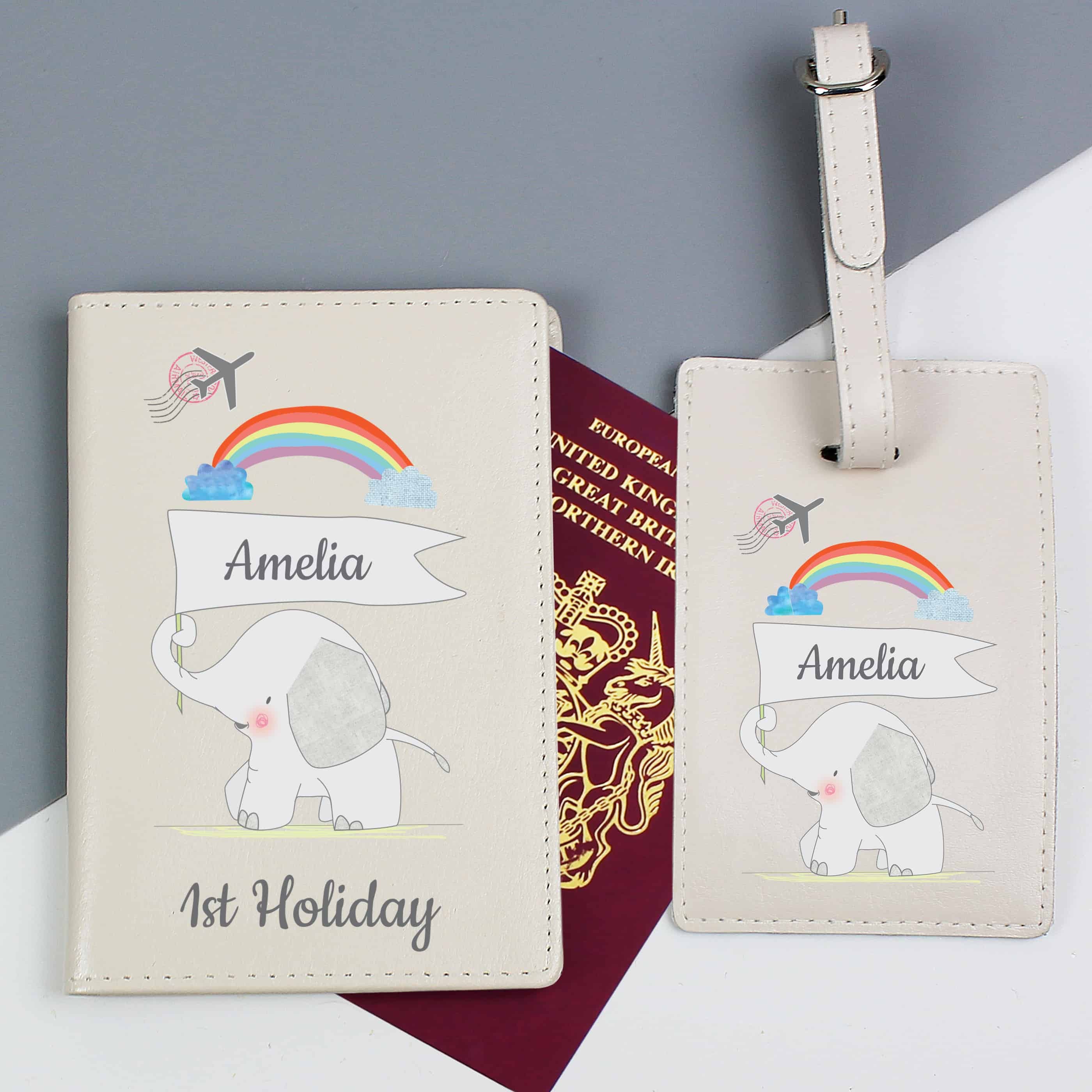 personalised baby passport holder