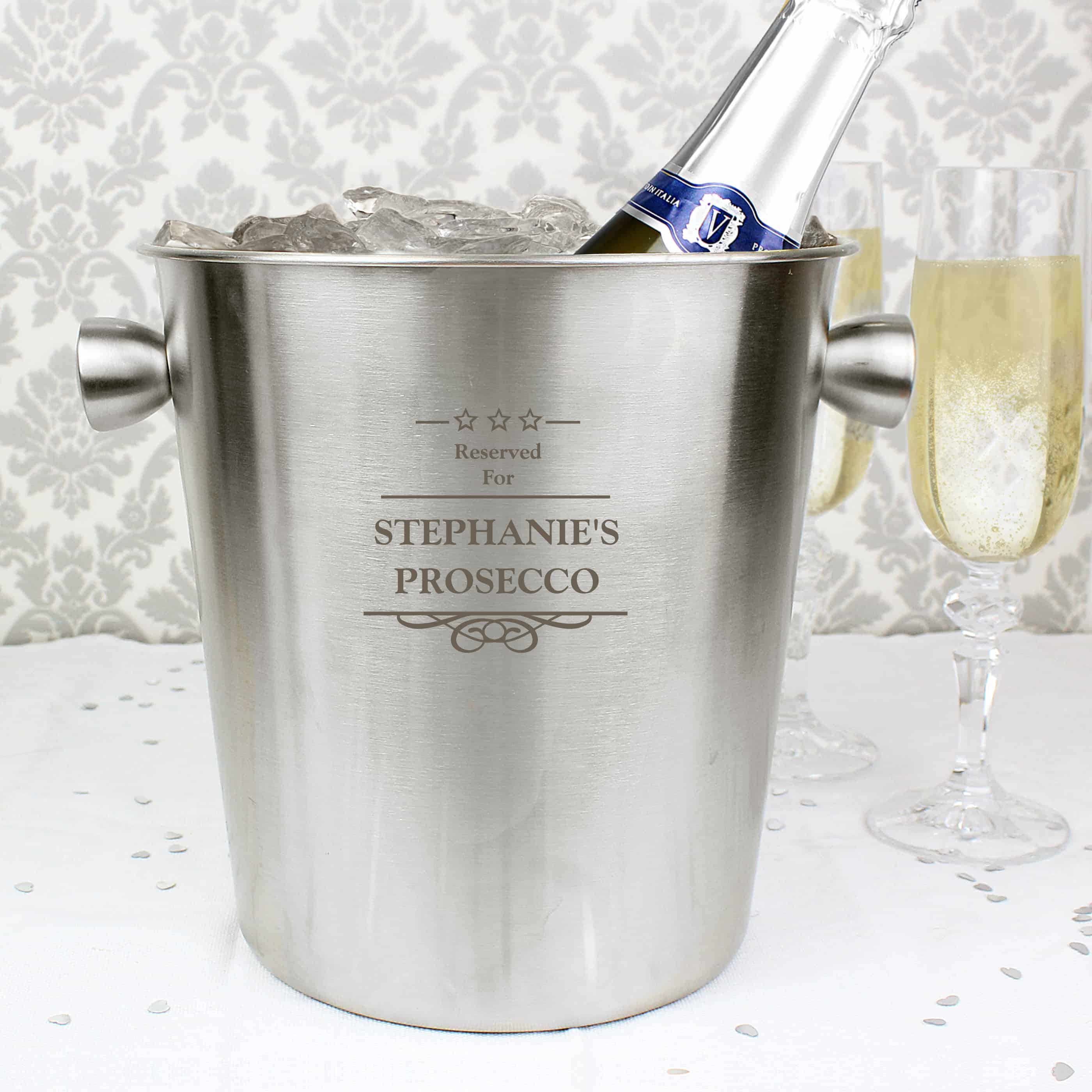 personalised ice bucket