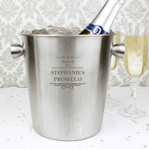 personalised ice bucket