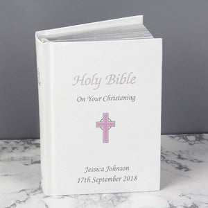 Pink Cross Bible - CalEli Gifts