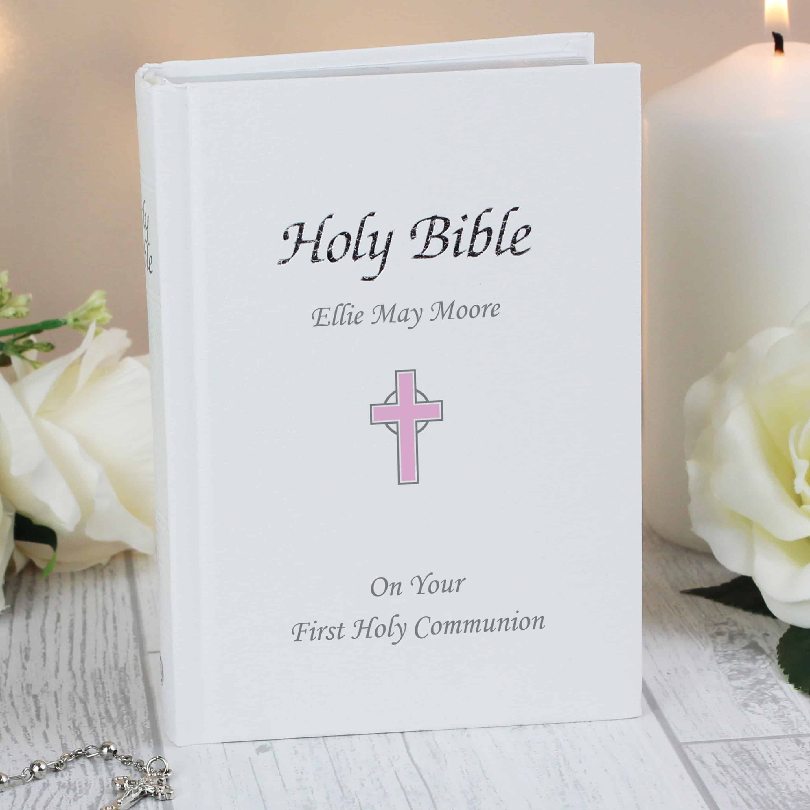 Pink Cross Bible - CalEli Gifts