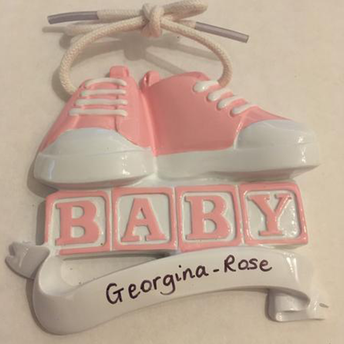 Pink Trainer Decoration - CalEli Gifts