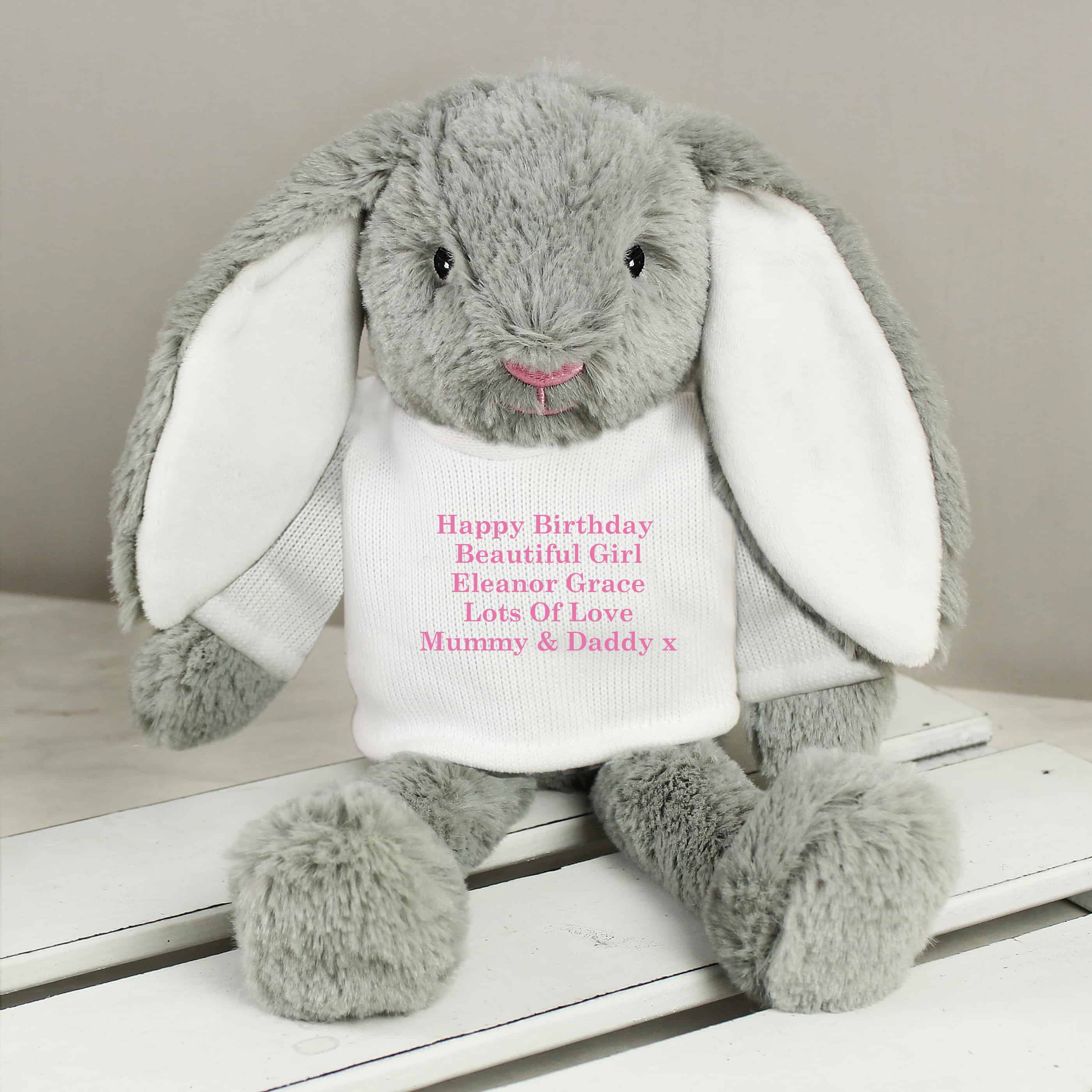 personalised bunny rabbit