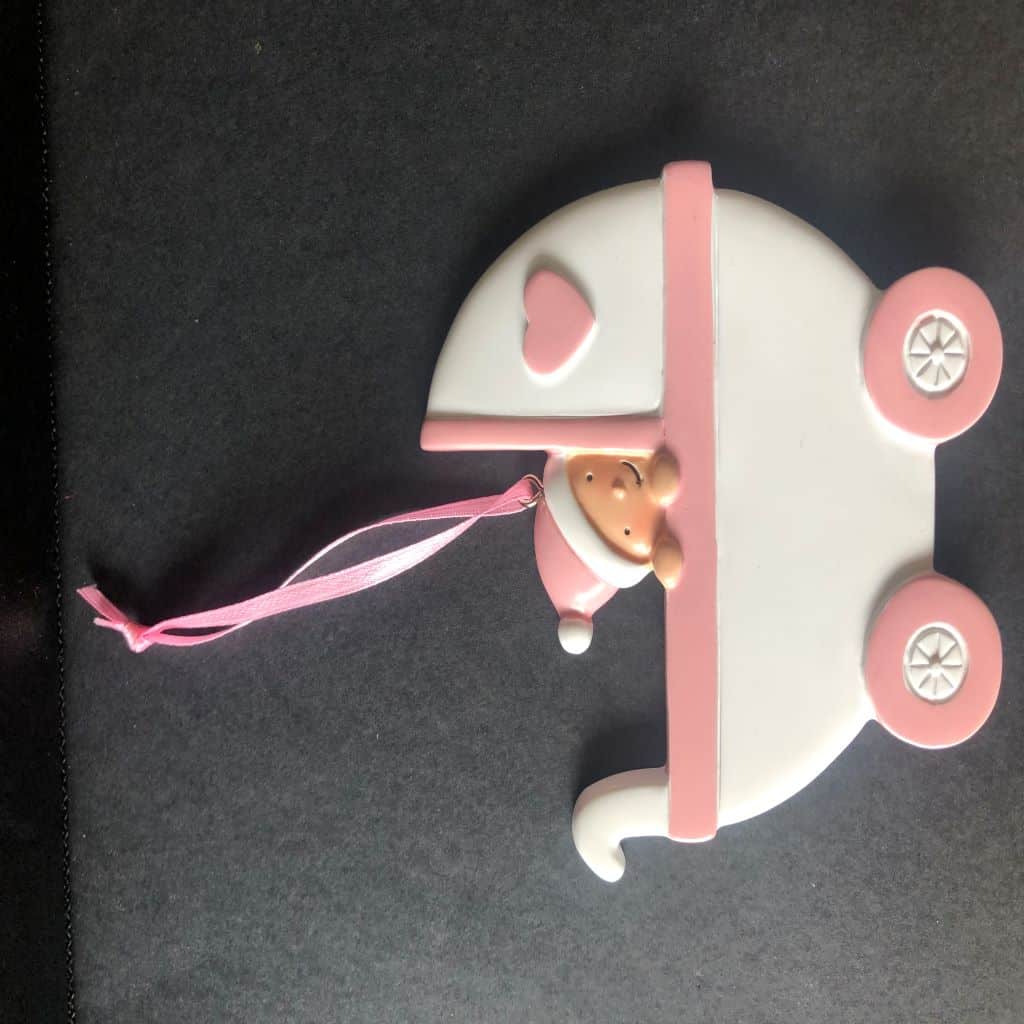 personalised baby keepsake decoration