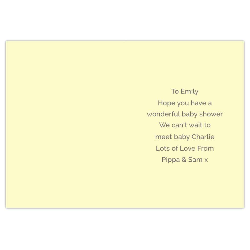 personalised rainbow card
