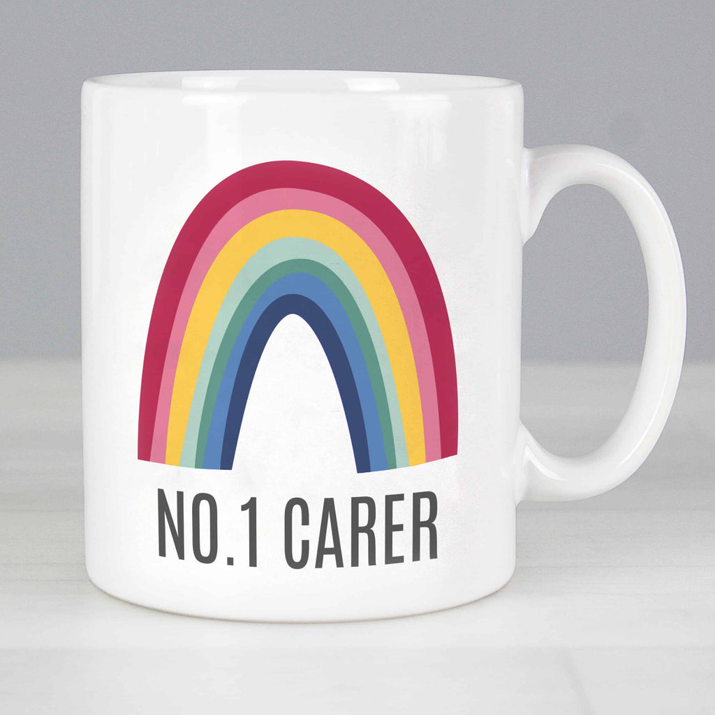 personalised rainbow mug