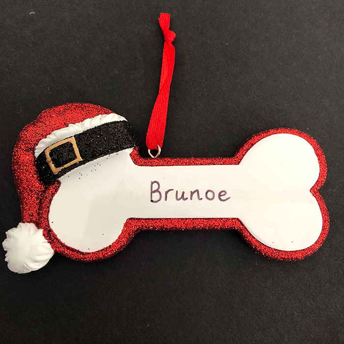 Santa Dog Bone - CalEli Gifts