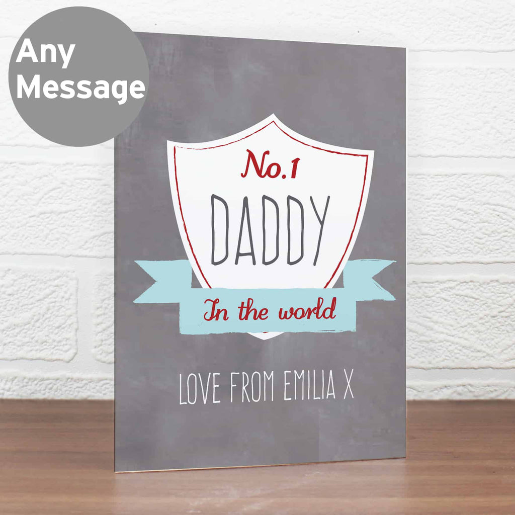 No 1 Shield Card - CalEli Gifts