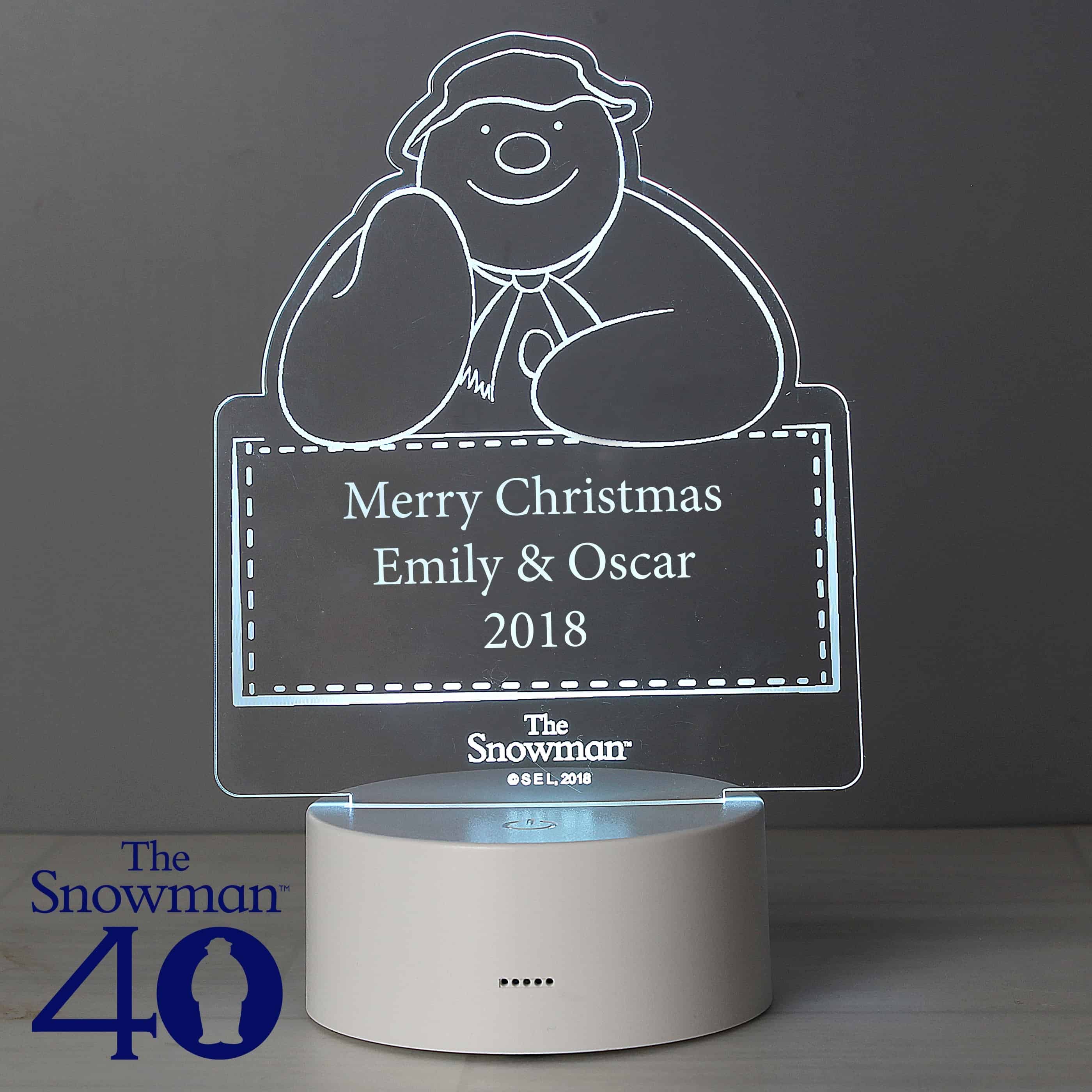 Snowman Light - CalEli Gifts