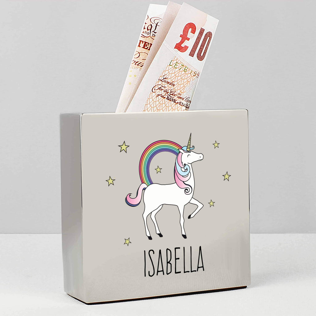 Square Unicorn Money Box - CalEli Gifts