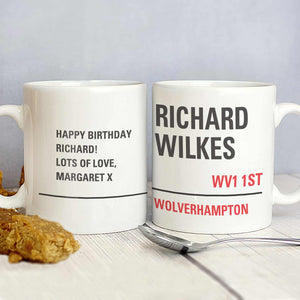 Street Sign Mug - CalEli Gifts
