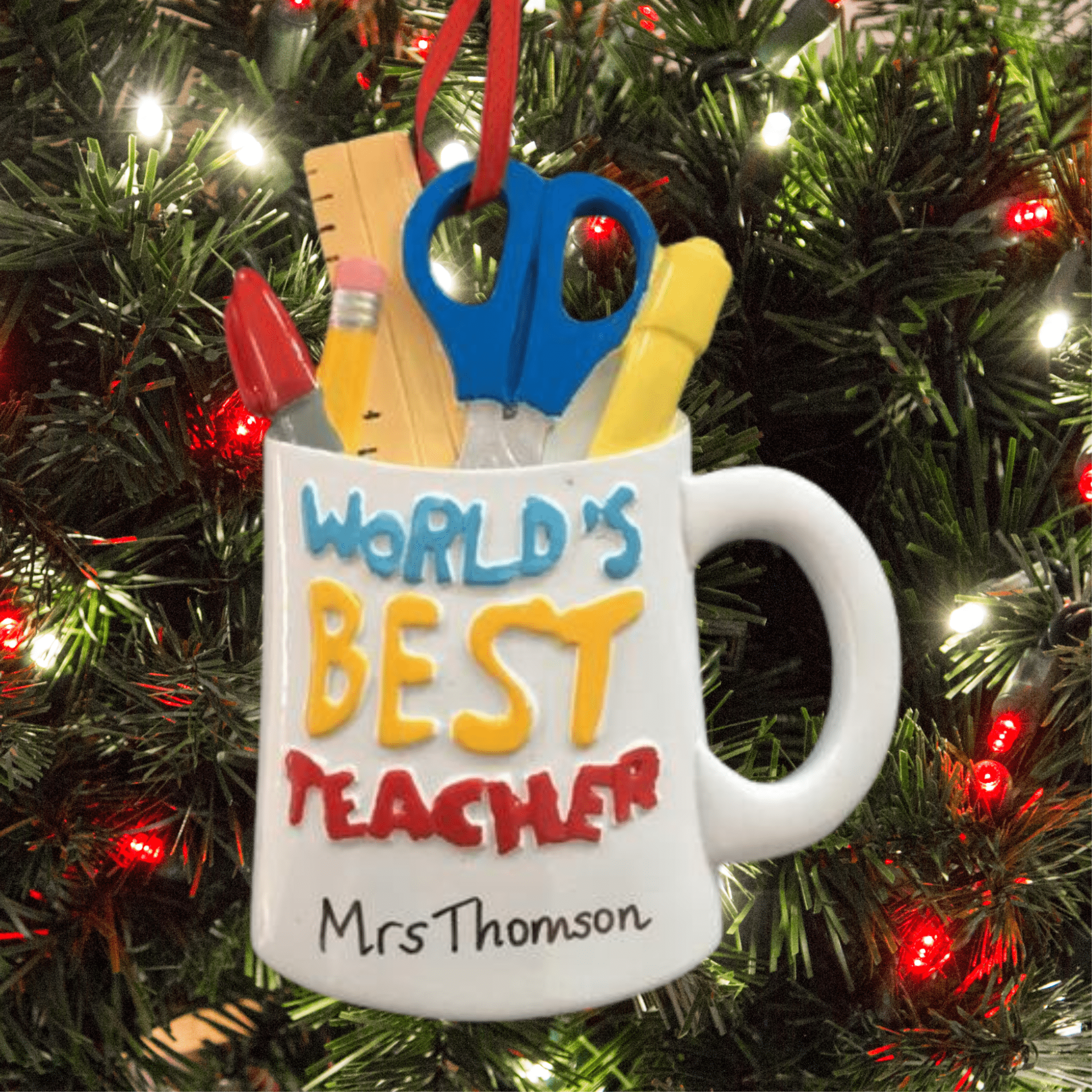 personalised teacher decoration