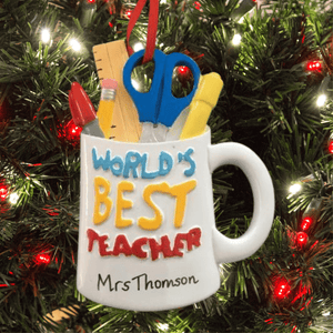 personalised teacher decoration