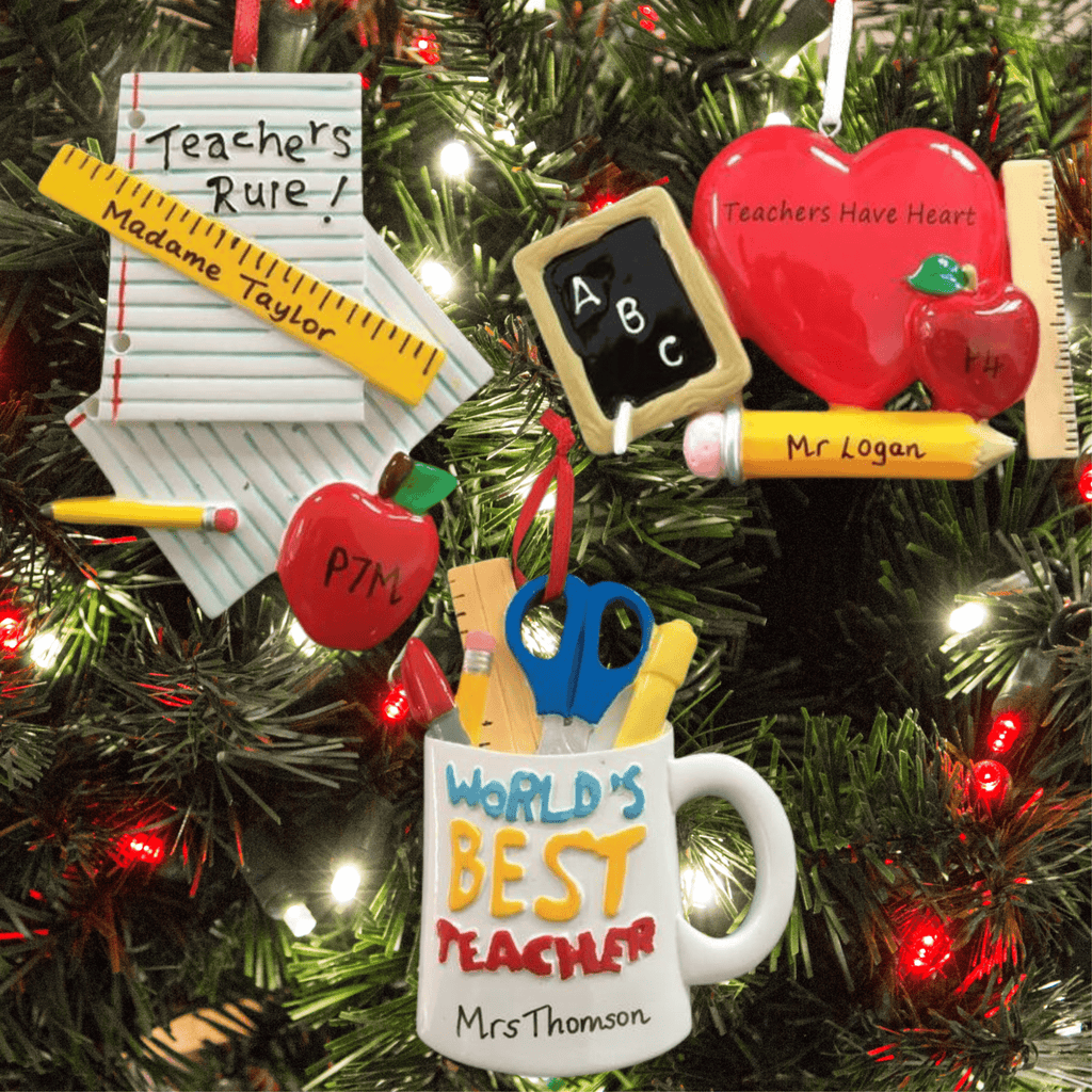 personalised teacher decoration