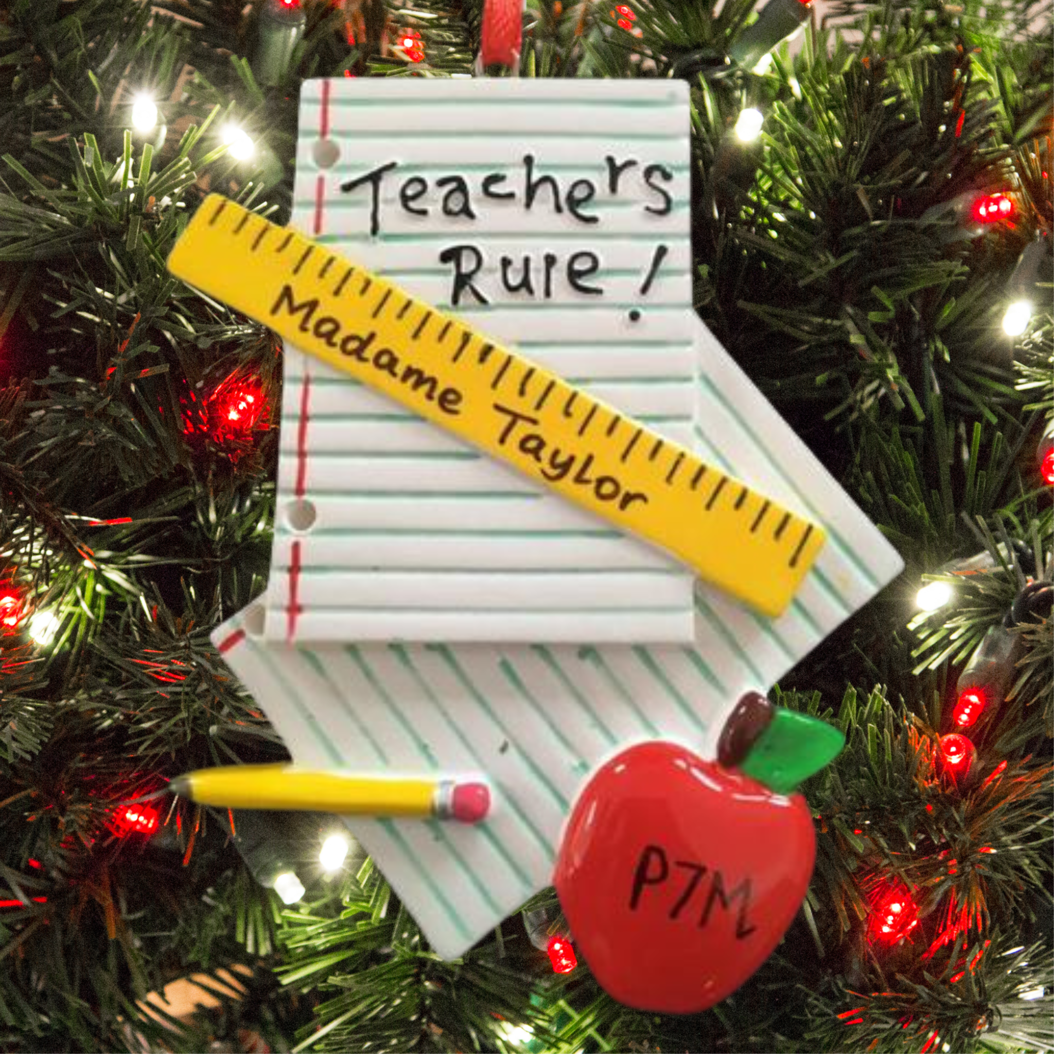 personalised teacher decoration