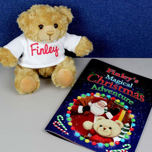 Christmas Book and Teddy Bear