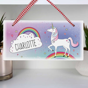 Unicorn Wooden Sign - CalEli Gifts