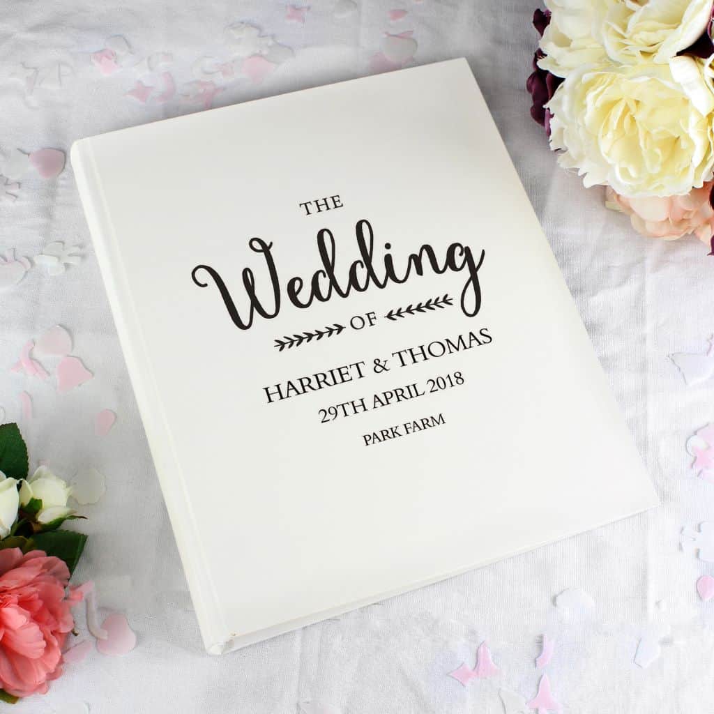 personalised wedding album