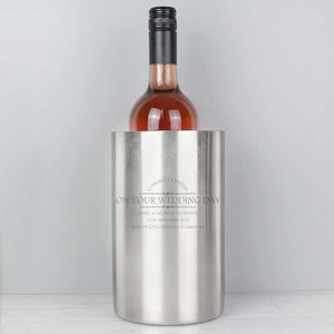 engraved wine cooler