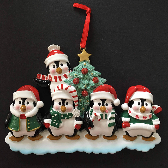 Winter Penguin Family Decoration 2-5 people - CalEli Gifts