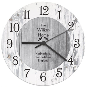 Wooden Clock - CalEli Gifts