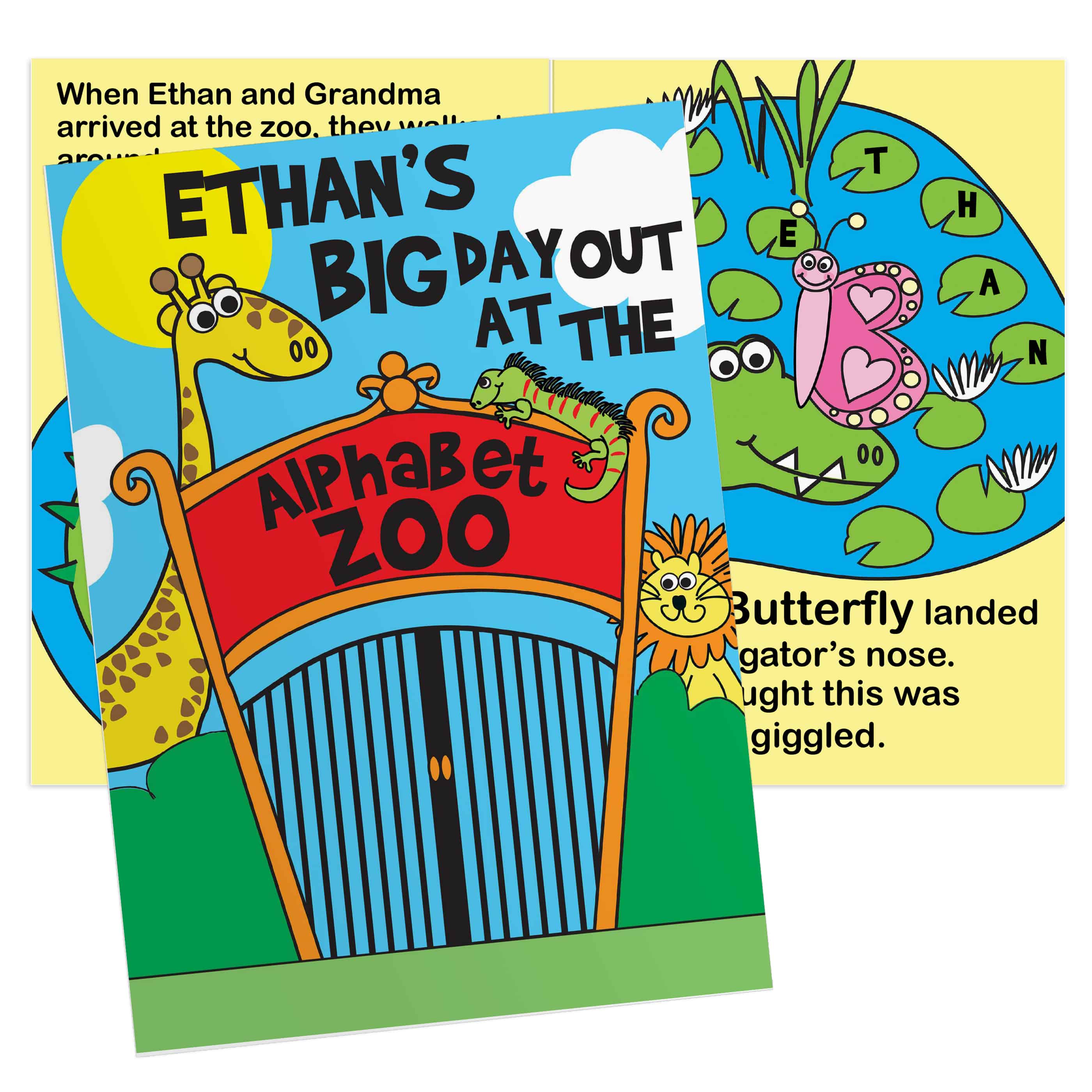 personalised zoo story book