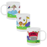 personalised plastic kids mug